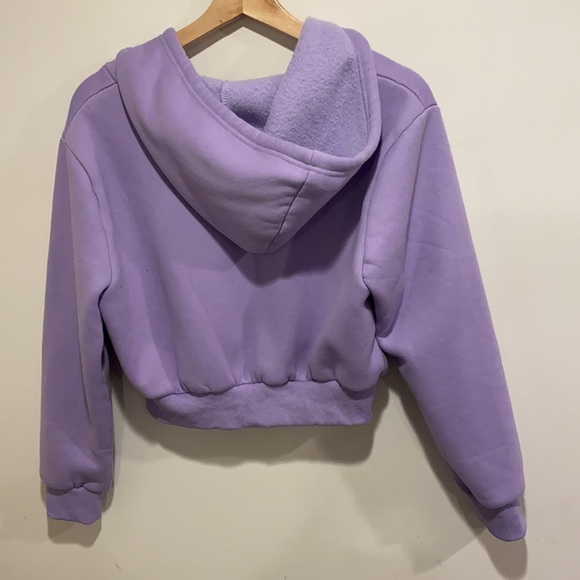 COPY - Lilac zip up sweater - Picture 3 of 4